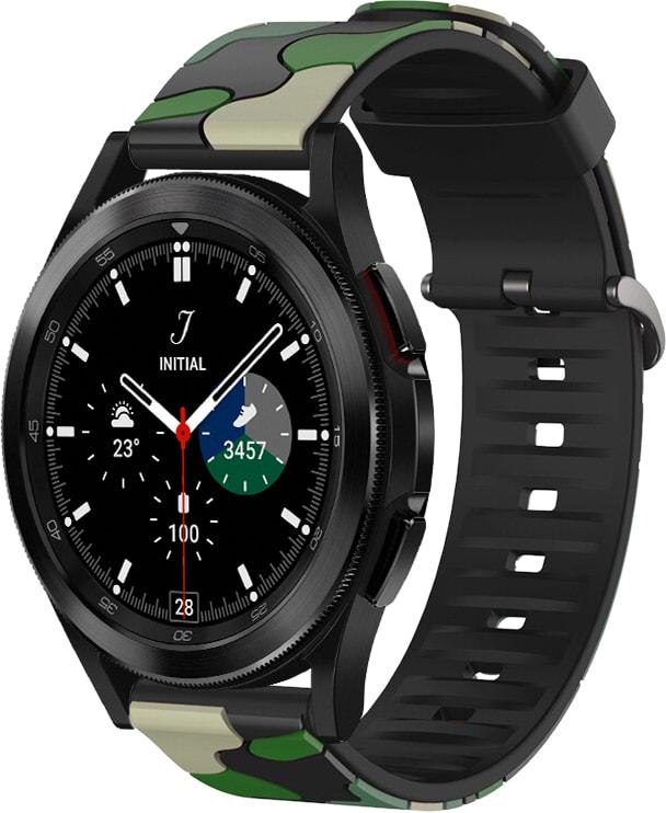Ремінець Tactic Camouflage для Galaxy Watch 4 Classic 46 мм Green (32912-08)