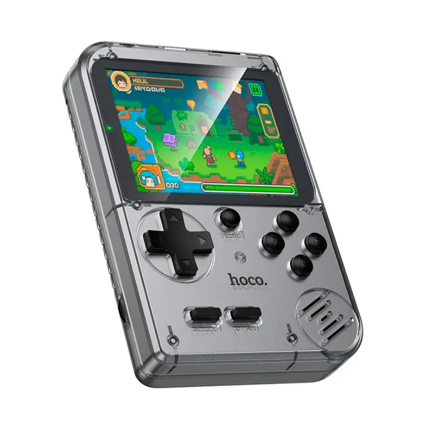 Портативная игровая приставка Hoco GA40 ретро-консоль с 400 играми/экраном LCD 2,8"/USB Type-C Серебряный Портативная игровая приставка Hoco GA40 ретро-консоль с 400 играми/экраном LCD 2,8"/USB Type-C Серебряный