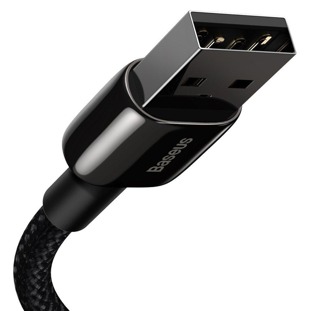 Кабель синхронізації Baseus Tungsten Gold Fast Charging Lightning 2.4 1M Cable, Black - фото 8 Кабель синхронізації Baseus Tungsten Gold Fast Charging Lightning 2.4 1M Cable, Black - фото 8