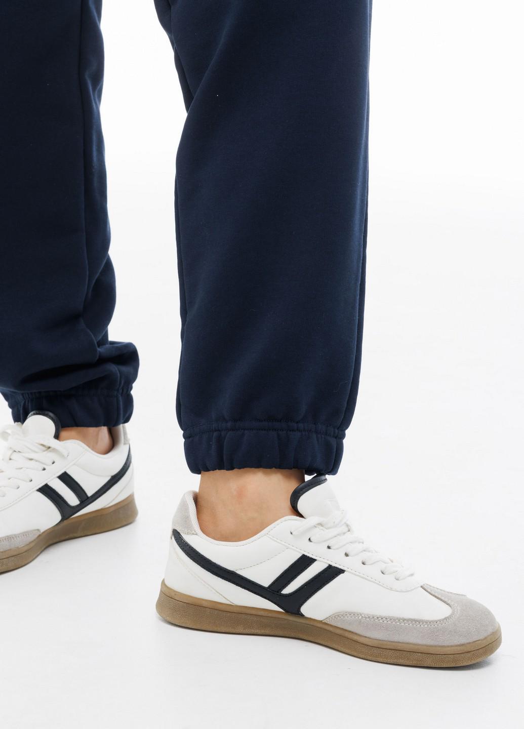 Штаны базовые женские Наталюкс с карманами трехнитка 2XL Темно-синий (3725179402461) - фото 3 Штаны базовые женские Наталюкс с карманами трехнитка 2XL Темно-синий (3725179402461) - фото 3