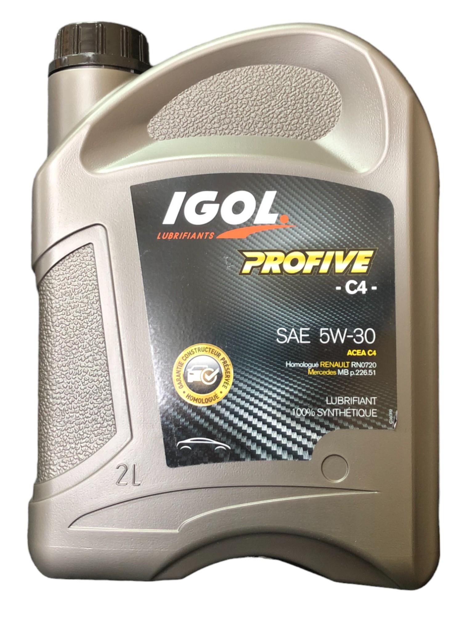 Моторное масло IGOL PROFIVE C4 5W-30 2 л (18075802)