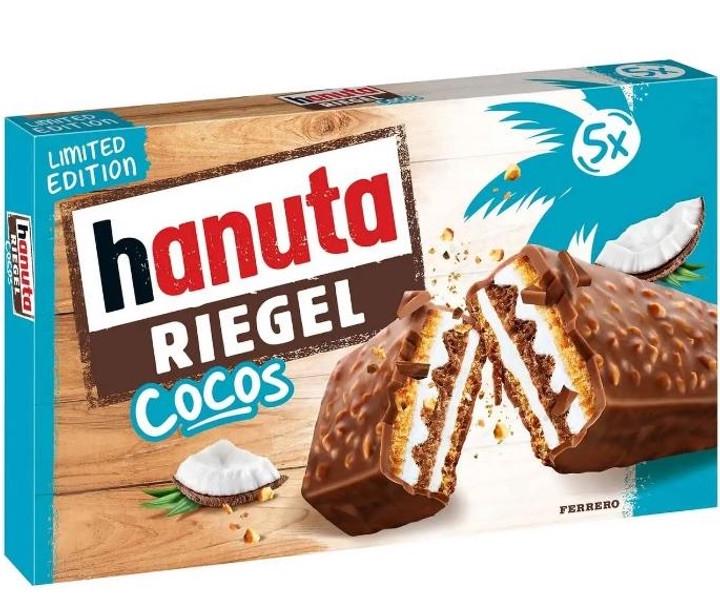 Батончики вафельные Ferrero Hanuta Riegel Cocos 5 шт. 172,5 г