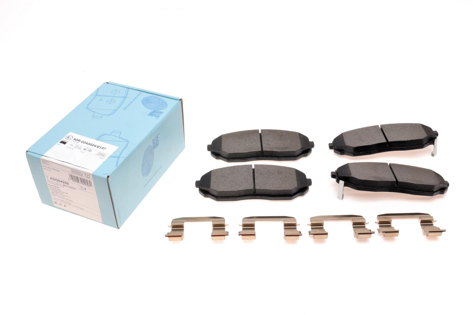 Колодки тормозные передние BLUE PRINT Kia Sorento 02-11 (ADG04258 BLUE PRINT)