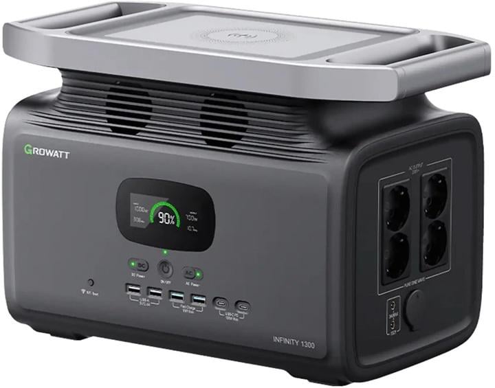 Зарядная станция портативная Growatt INFINYTY 1300 LiFePO4 1800 Вт 1382 Вт/ч. (28768789) - фото 2