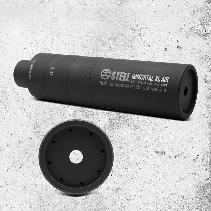 Глушитель Steel IMMORTAL XL AIR for AK12 (29045777) - фото 4 Глушитель Steel IMMORTAL XL AIR for AK12 (29045777) - фото 4