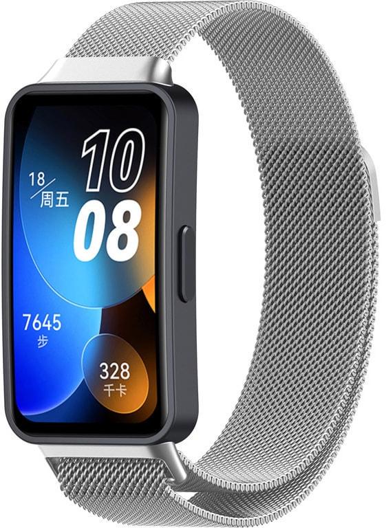 Петля миланская Milano для Huawei Band 9 Silver (36958-59)