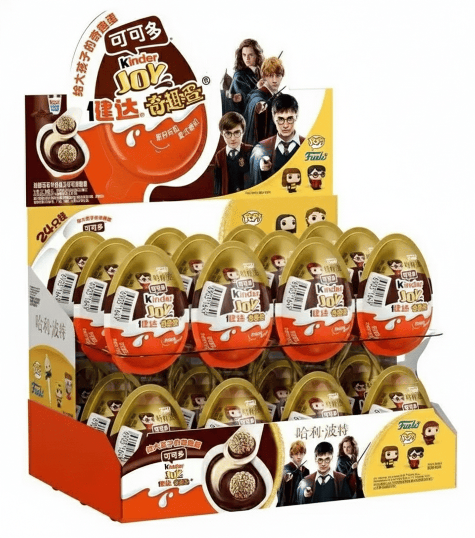 Шоколадні яйця Kinder Joy Funko Harry Potter 24 шт. х 20 г (2896353286)