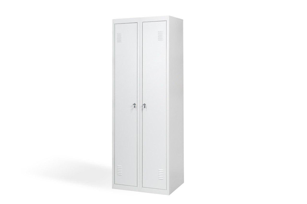 Шафа одягова металева ШО 300/2 з додатковою полицею (30664937)