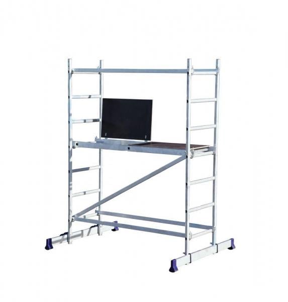 Вышка-тура с площадкой ВТ6 алюминиевая - фото 1 Вышка-тура с площадкой ВТ6 алюминиевая - фото 1