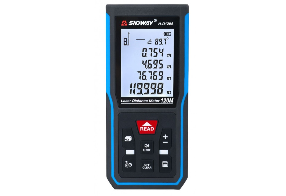 Рулетка лазерная Sndway до 120 м (H-D120A) - фото 3 Рулетка лазерная Sndway до 120 м (H-D120A) - фото 3