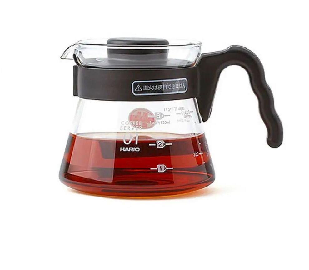 Сервер для заварки кофе Hario VCS-01B v60 стеклянный с крышкой 450 мл (VCS-01B) - фото 7 Сервер для заварки кофе Hario VCS-01B v60 стеклянный с крышкой 450 мл (VCS-01B) - фото 7