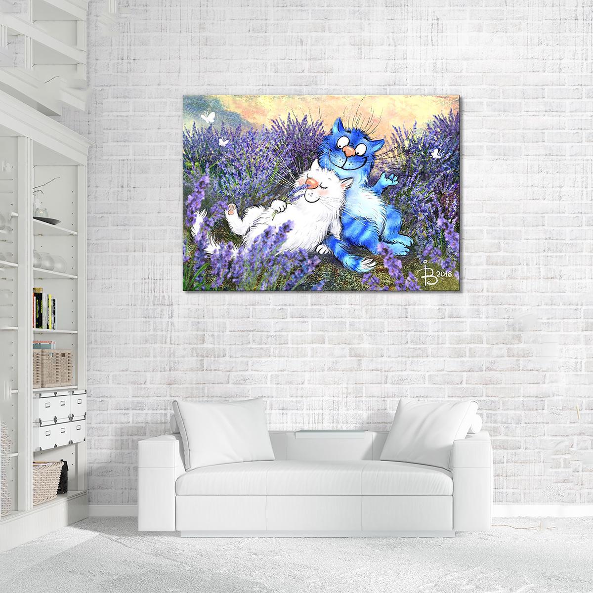 Модульная картина Лаван-да-ааа... 1 модуль 80x120 см