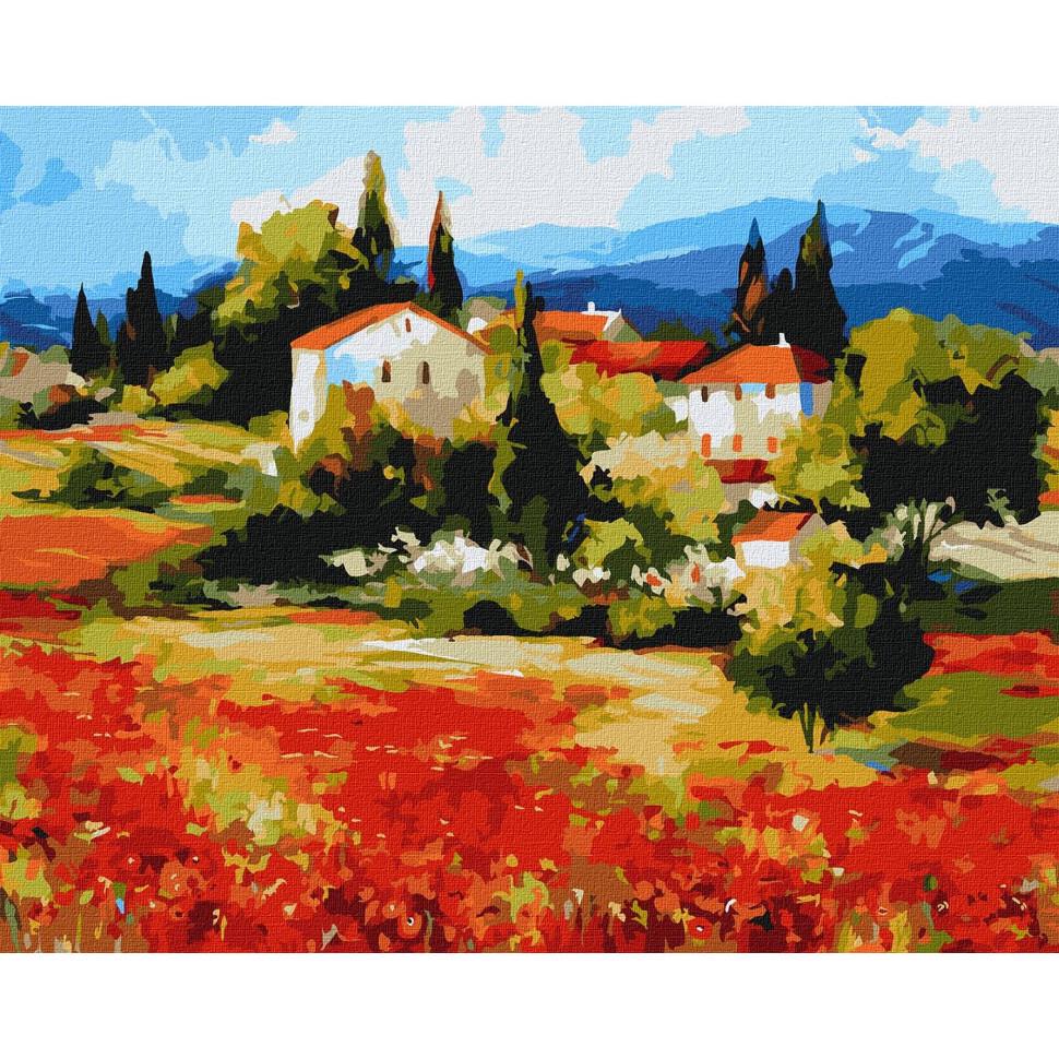 Картина за номерами Ideyka  У долині квітів KHO2886 40x50 см  (RLT33130)