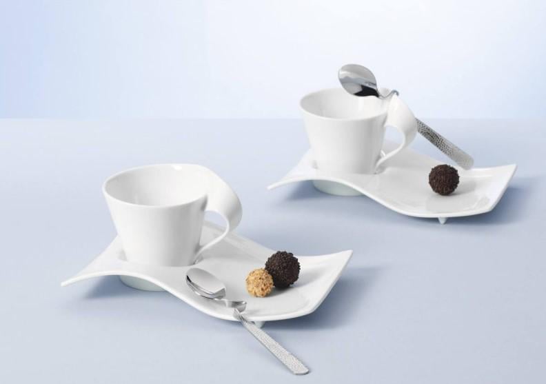 Блюдце Villeroy&Boch NewWave Caffe 22х17 см White (10-2484-2830) - фото 5 Блюдце Villeroy&Boch NewWave Caffe 22х17 см White (10-2484-2830) - фото 5