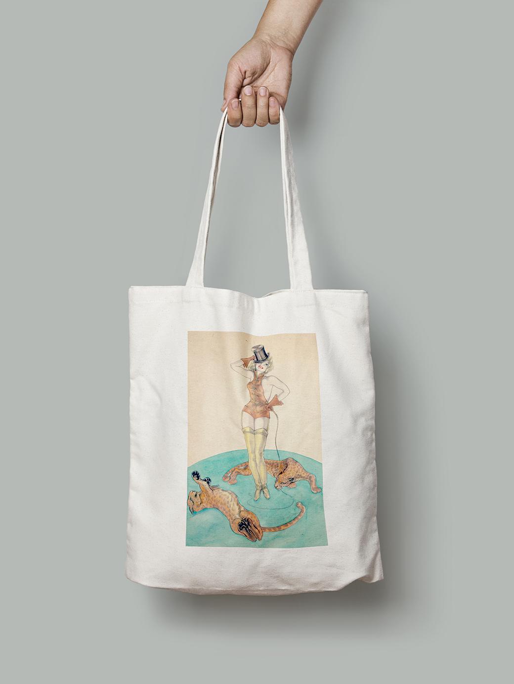 Эко-сумка Укротительница шопер (pin_up010026_Bag)