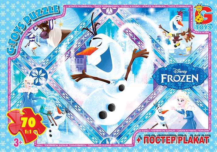 Пазли G-Toys FR041 із серії Frouzen 70 ел. (MTT-142718)