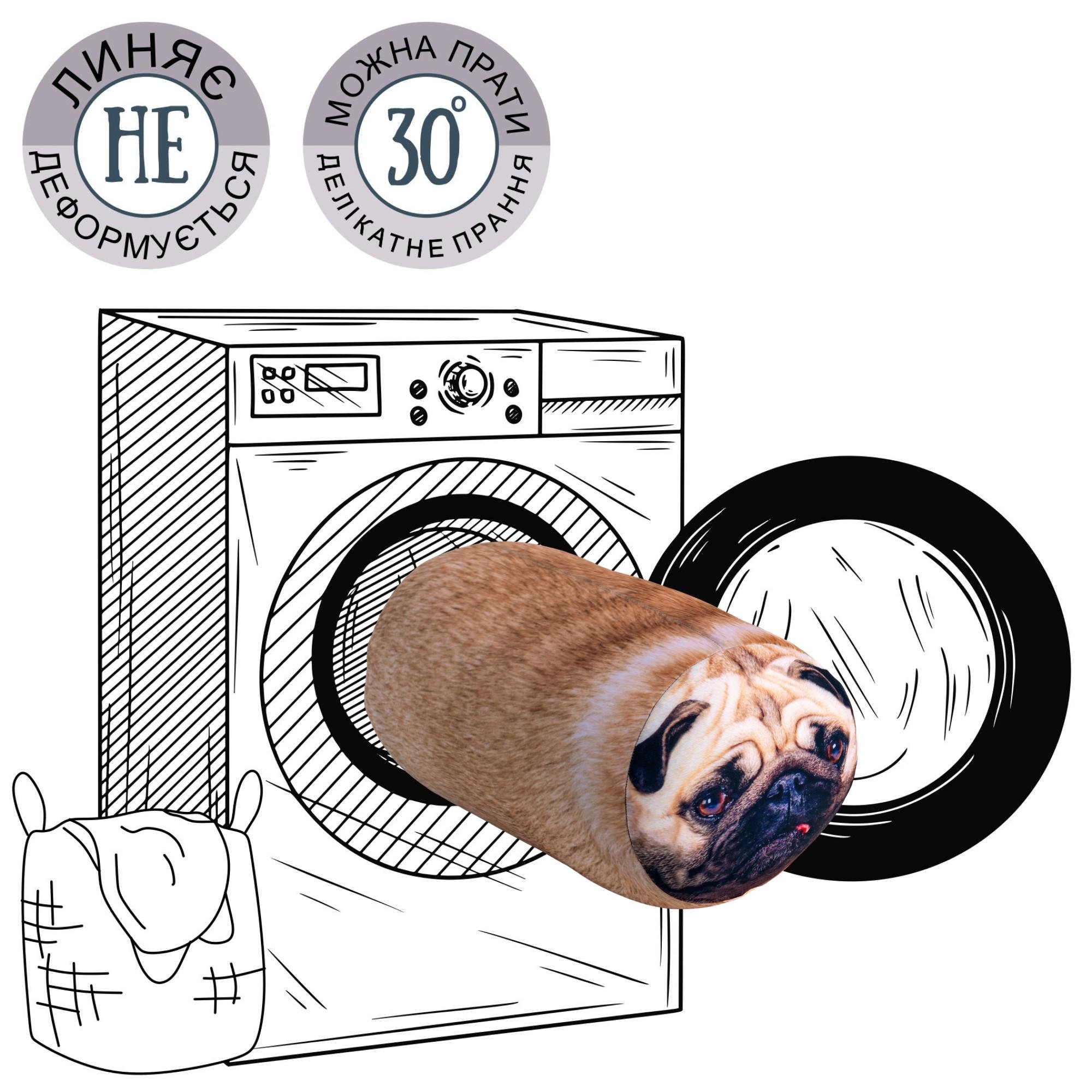 Мягкая игрушка антистресс WONKEY Мопс 30 см (33053) - фото 5 Мягкая игрушка антистресс WONKEY Мопс 30 см (33053) - фото 5