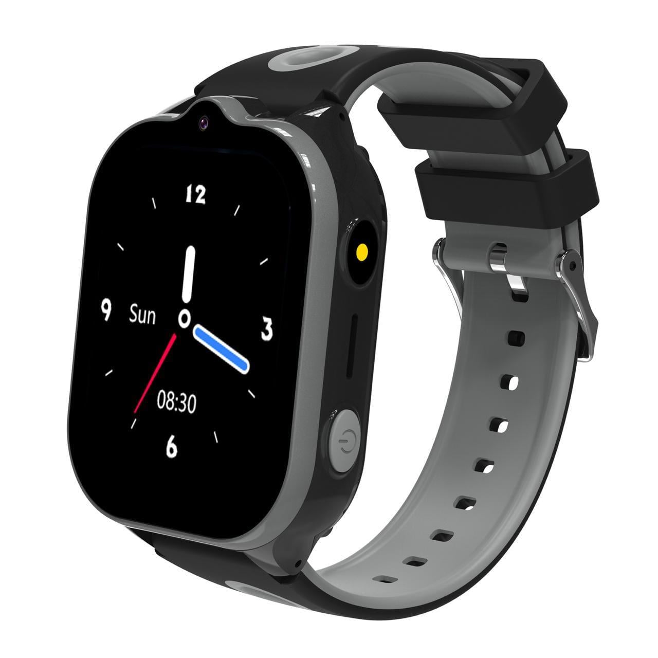 Дитячий смарт годинник 4G Lemfo T-47 Pro з GPS, SIM, прослуховуванням, HD, кнопкою SOS, ліхтариком та IP67 До 5 днів роботи Чорний (90767889)