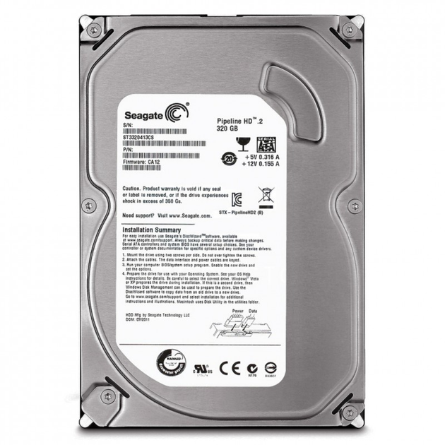 Накопичувач HDD Seagate SATA 320 Gb 5900rpm 16 Mb (ST3320413CS)