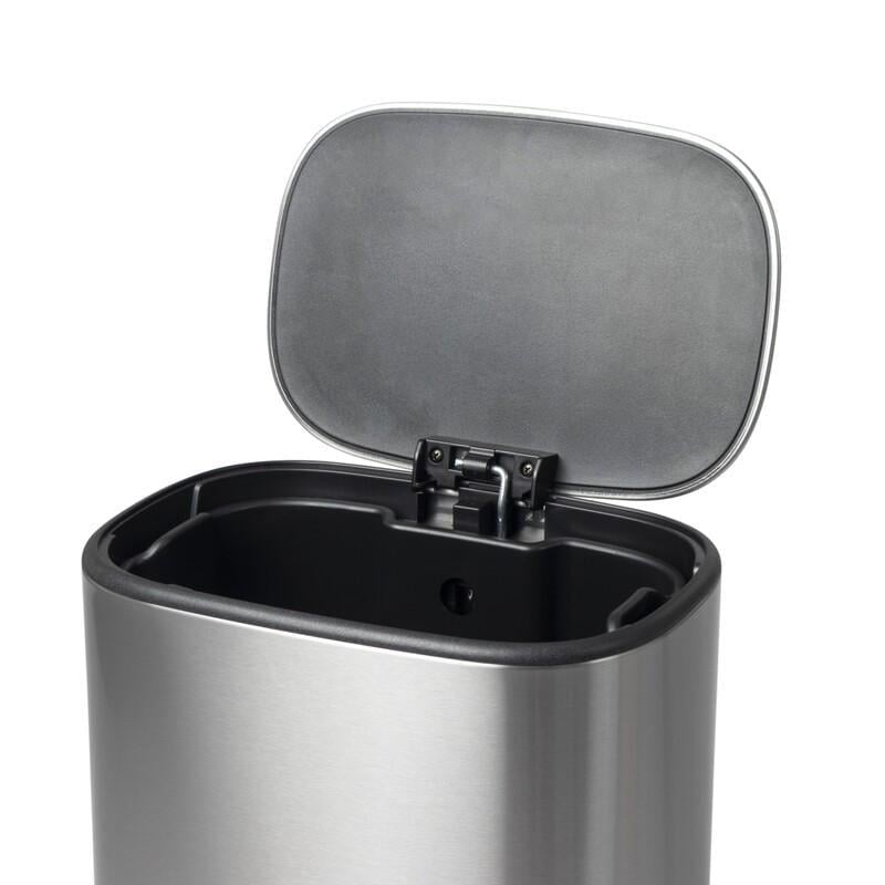 Відро для сміття MIXXUS Premium Diverse-TC0112 SS Color з плавним закриттям 12 л Нержавіюча сталь (OL-MI7079) - фото 4