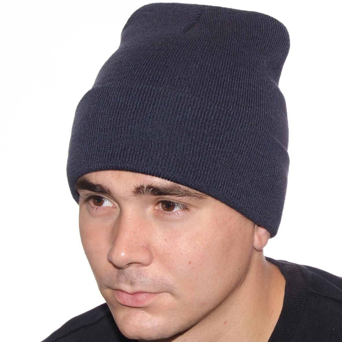 Шапка Sofi L19001 двойная на манжете р. 56-58 акал