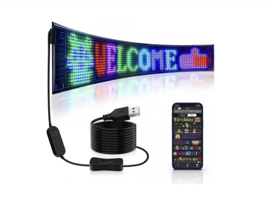 Гибкий экран LED Matrix Panel APP WiFi RGB 120х595 мм (45602-9940_1473) - фото 1 Гибкий экран LED Matrix Panel APP WiFi RGB 120х595 мм (45602-9940_1473) - фото 1
