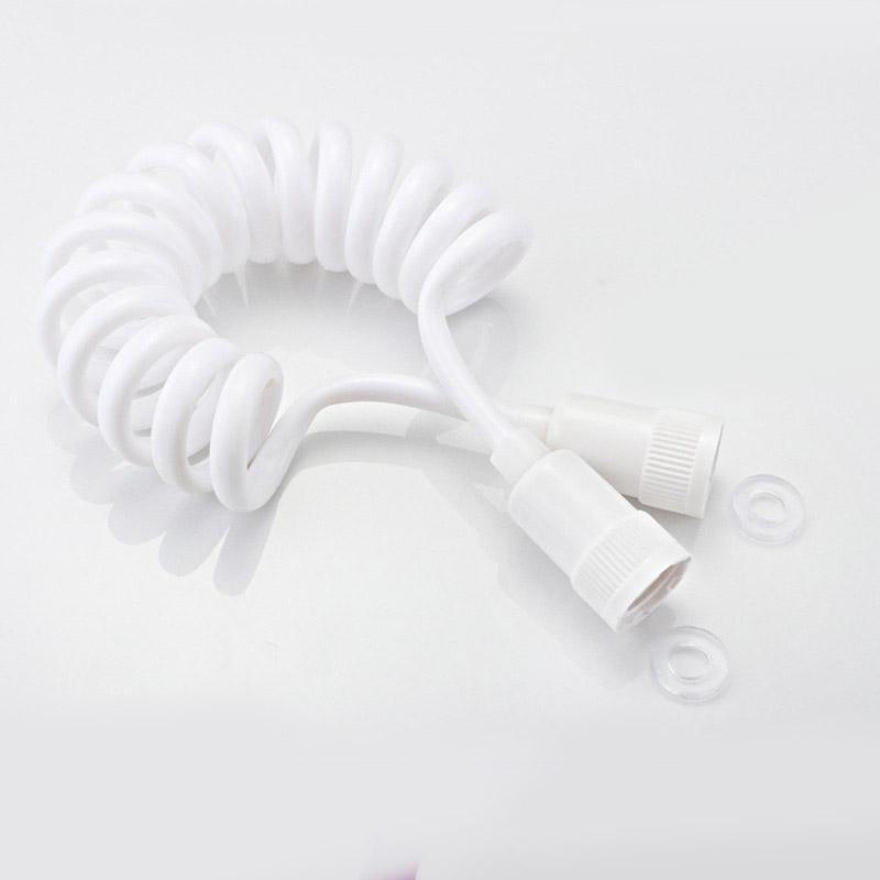 Шланг для гигиенического душа Yuyao DHX001 спиральный 1,5м Белый (1597) - фото 2