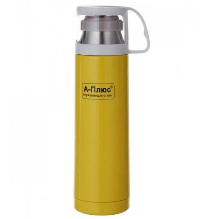 Термос детский A-PLUS 1779 металлический 500 мл Желтый (1173342981)