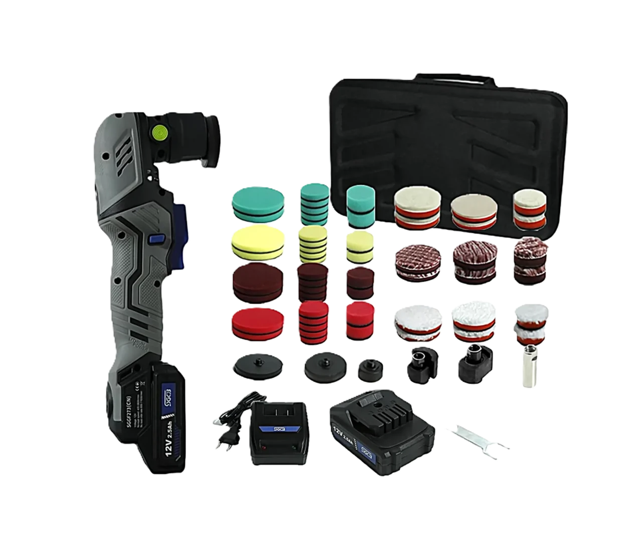 Полировальная машина SGCB Cordless Carbon Brushless Mini Detail Polisher