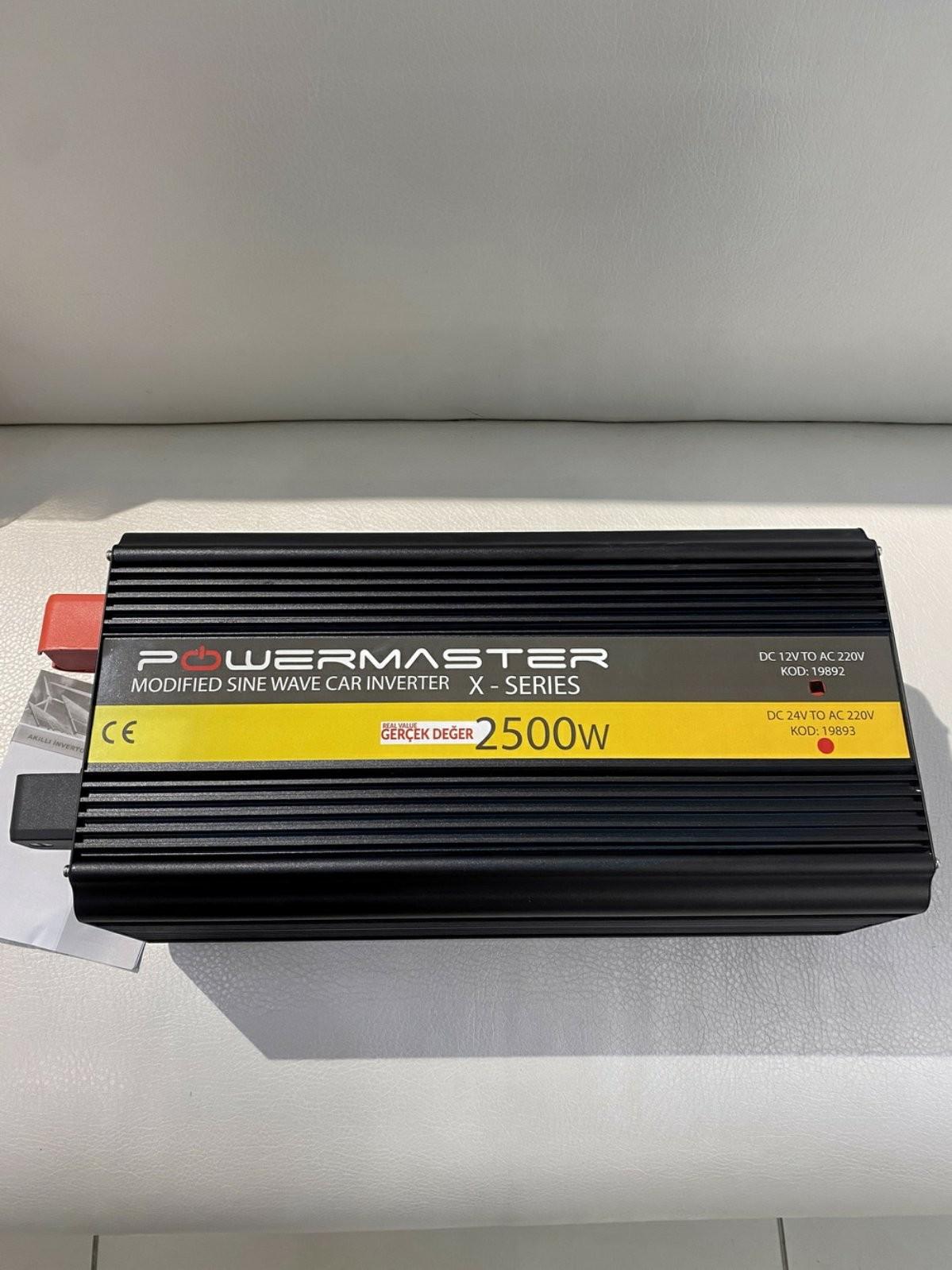 Інвертор Powermaster Pwr 2500-12 12 В 2500 Вт - фото 2 Інвертор Powermaster Pwr 2500-12 12 В 2500 Вт - фото 2