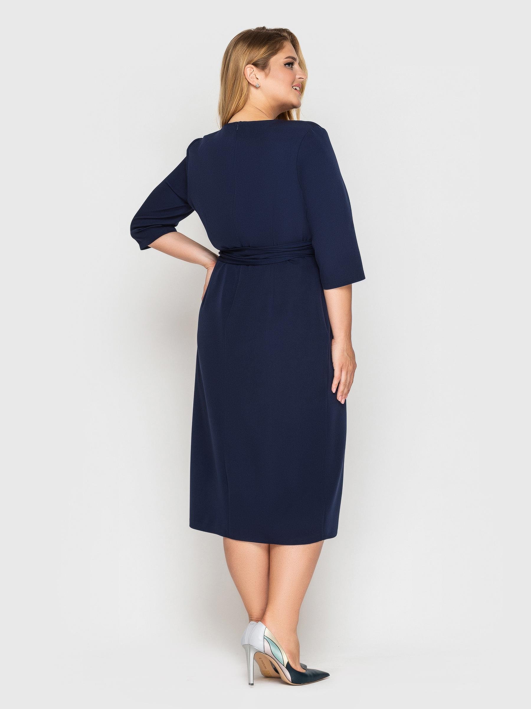 Платье VLAVI Жанин р. 48 Синий (133402-48) - фото 2 Платье VLAVI Жанин р. 48 Синий (133402-48) - фото 2