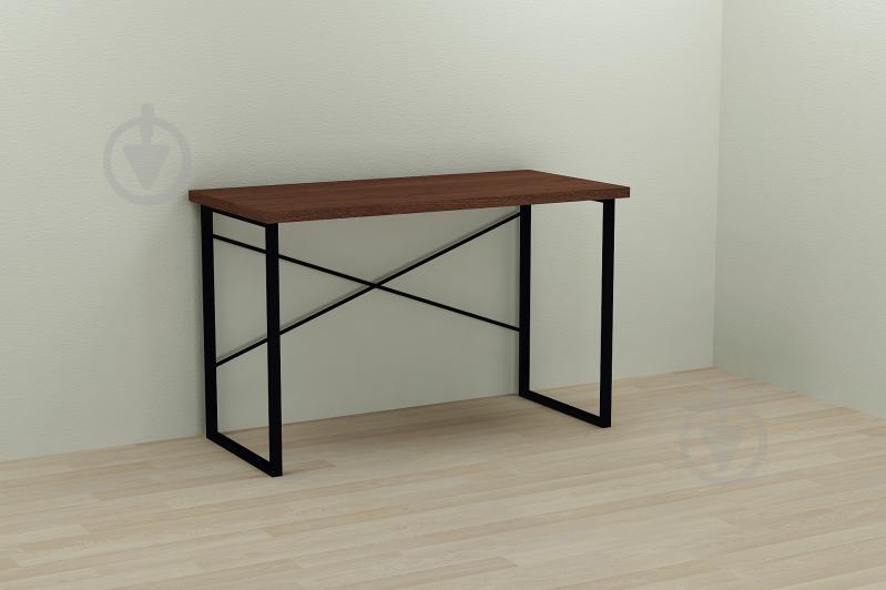 Компьютерный стол Ferrum-decor Дейв 75x140x70 черный ДСП Венге 32мм