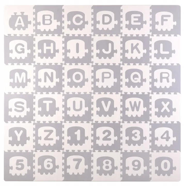 Термоковрик-пазл детский гипоаллергенный развивающий 180х180 см