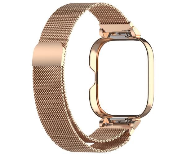 Ремешок Milanese Magnetic для Xiaomi Redmi Watch 4 Rose/Gold