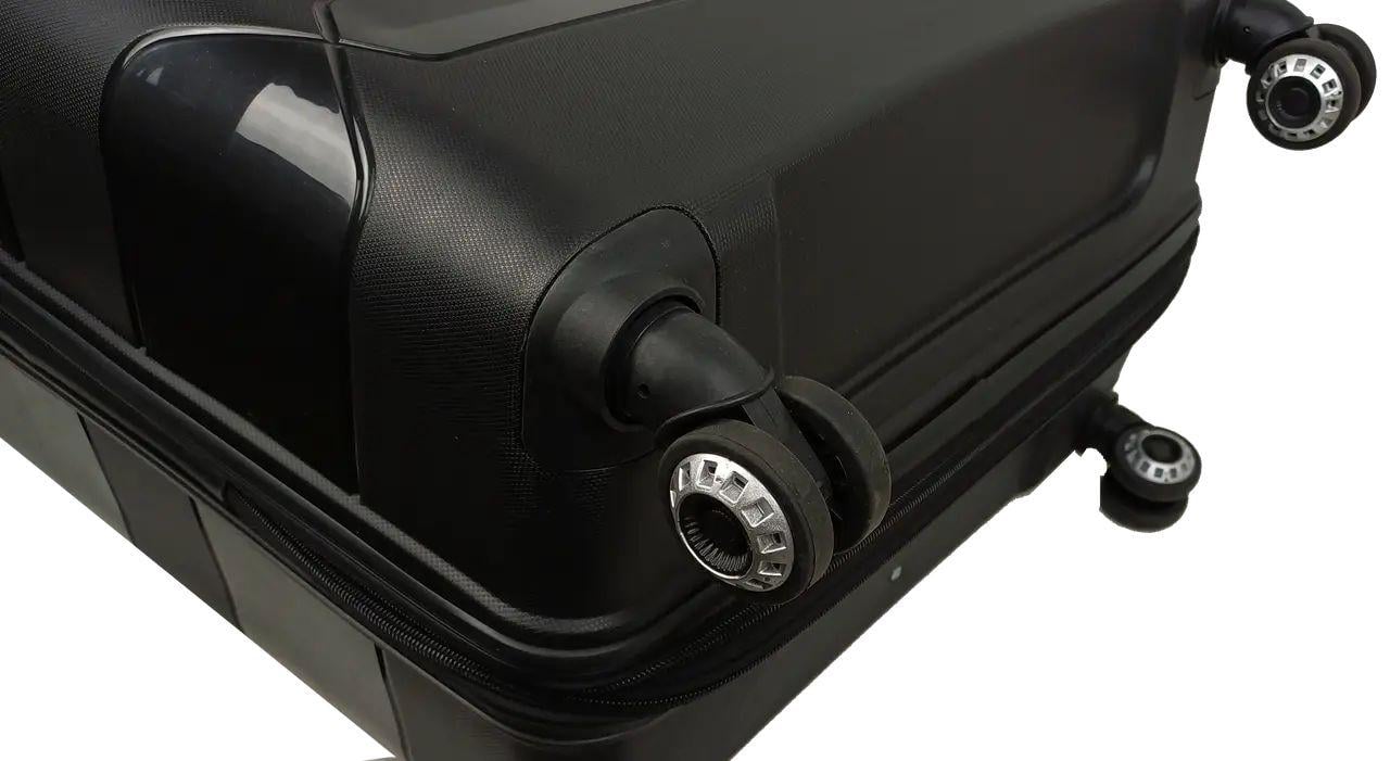 Валіза пластикова Reymond велика 120 л Чорний (S9010222) - фото 7 Валіза пластикова Reymond велика 120 л Чорний (S9010222) - фото 7