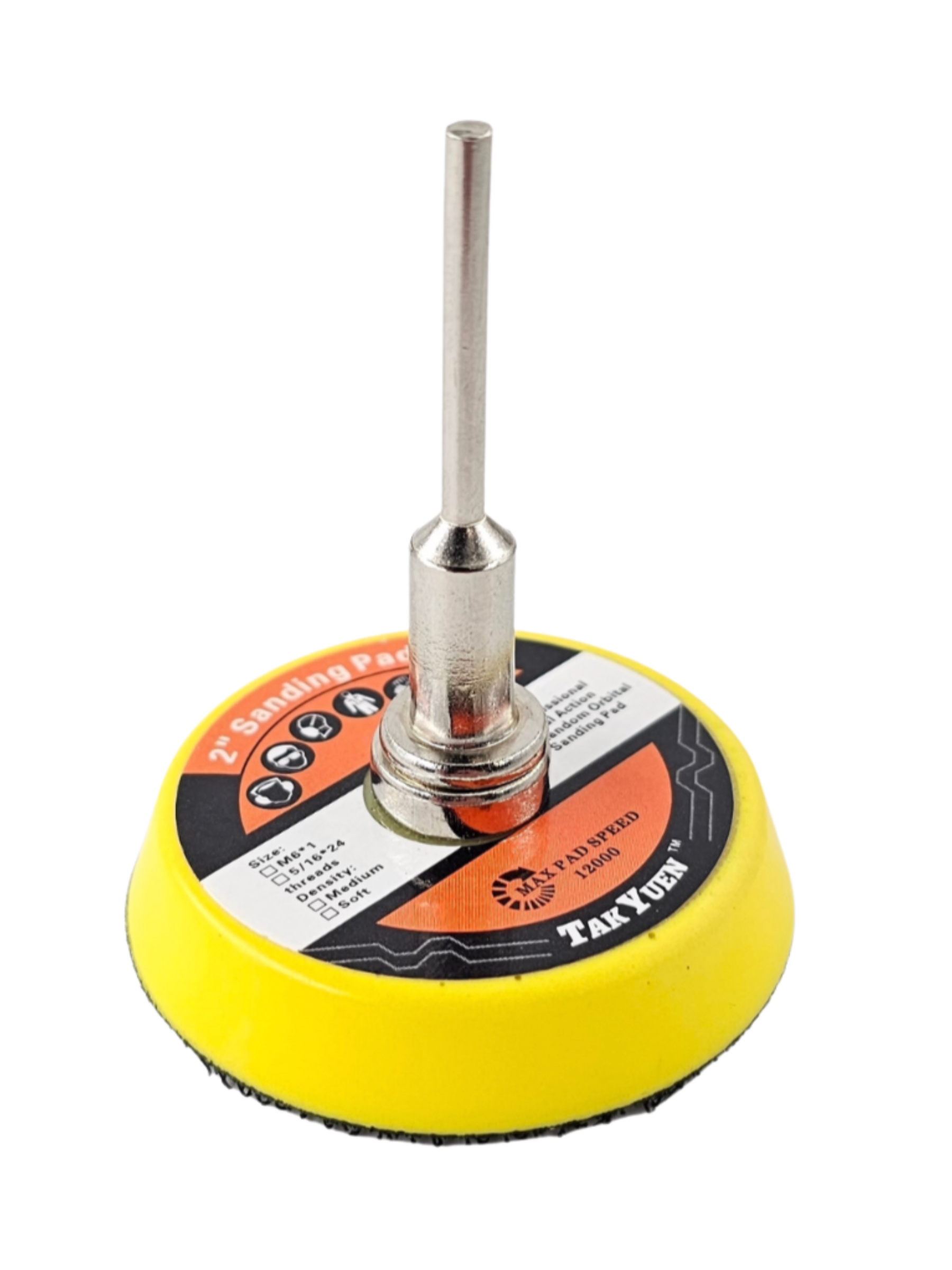 Держатель для алмазных шлифовальных кругов-черепашек на липучке под гравер/мини-болгарку Ø 50 мм (L0070)