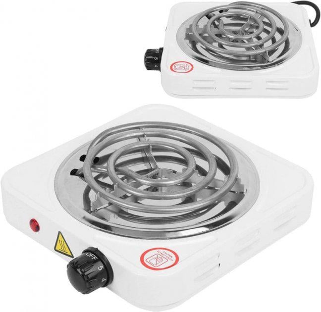 Плита электрическая однокомфорочная спиральная Hot Plate 1000W (JX-1010B) - фото 8