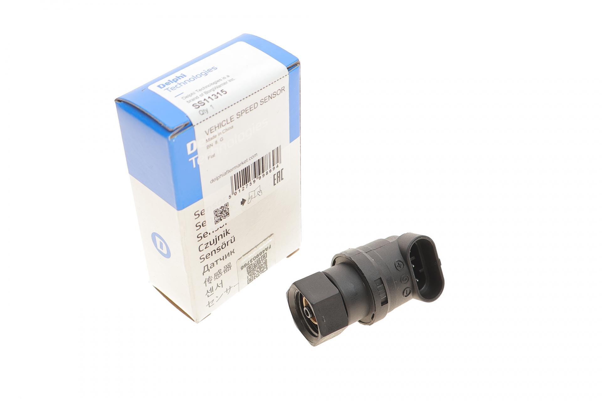 Датчик DELPHI швидкості обертання валу КПП Fiat Doblo 10- (SS11315)