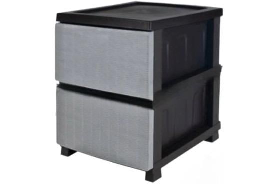 Комод пластиковый RIO Grey (8-12-10525)