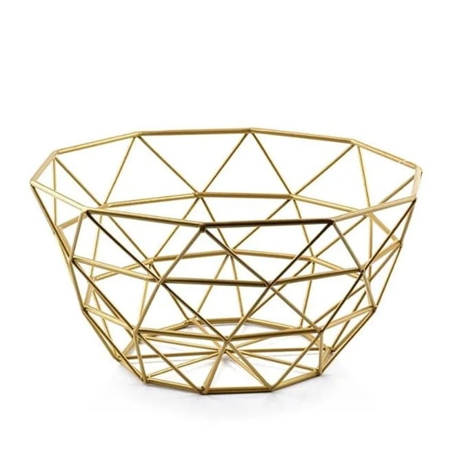 Фруктовница Flora Cedric Gold металлическая (30198)