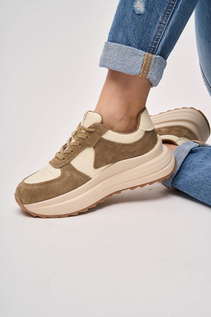 Кроссовки женские LONZA р. 39 Бежевый (175039) - фото 5