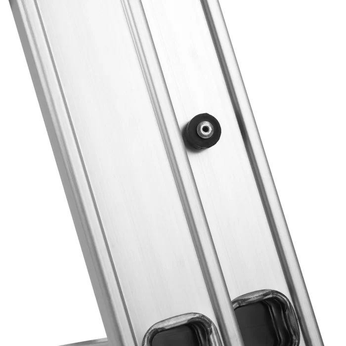 Драбина алюмінієва КВІТКА PRO 3-х секційна 3х10 сходинок (110-9310) - фото 11