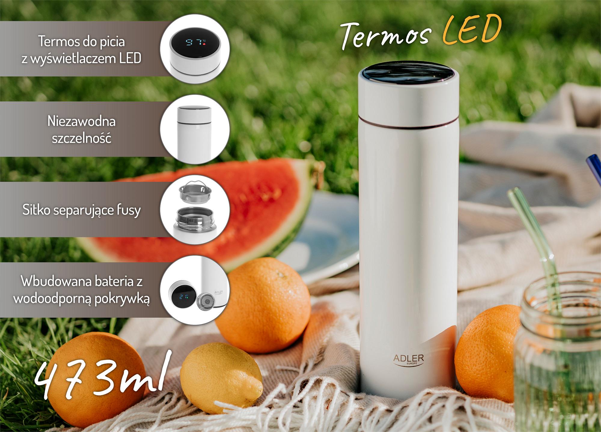 Термос Adler AD 4506 White (6215) - фото 11 Термос Adler AD 4506 White (6215) - фото 11