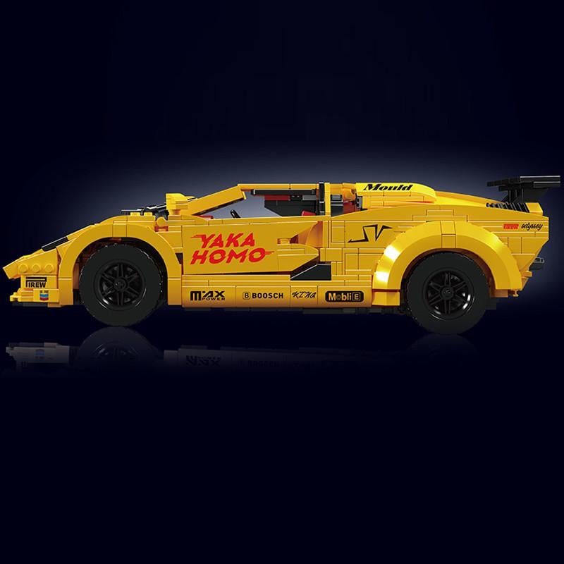 Конструктор детский Mould King TECHNIC Lamborghini Countach Машина на радиоуправлении для мальчика 1384 дет. (22773726) - фото 4 Конструктор детский Mould King TECHNIC Lamborghini Countach Машина на радиоуправлении для мальчика 1384 дет. (22773726) - фото 4