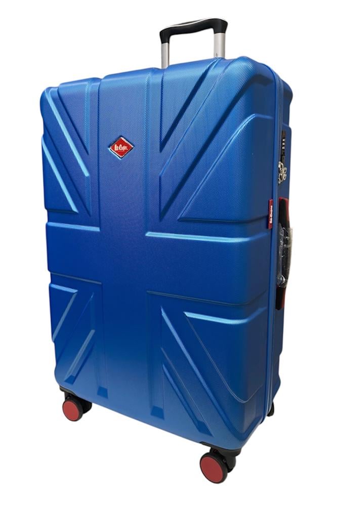 Чемодан дорожный большой Lee Cooper 31103 Поликарбонат/ABS-пластик L Синий