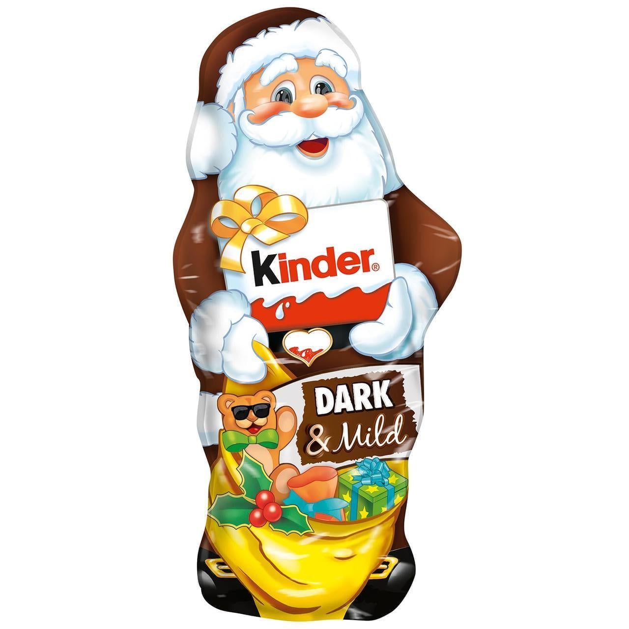 Шоколадний Санта Kinder Dark & Mild 110 г (1715658237)