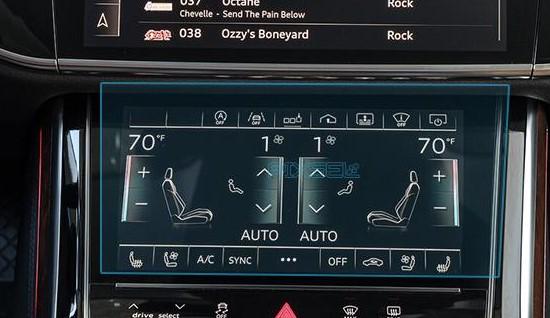 Стекло защитное Pixsel гибридный глянец на климат Audi A8/S8 10,2“ 2018-2023