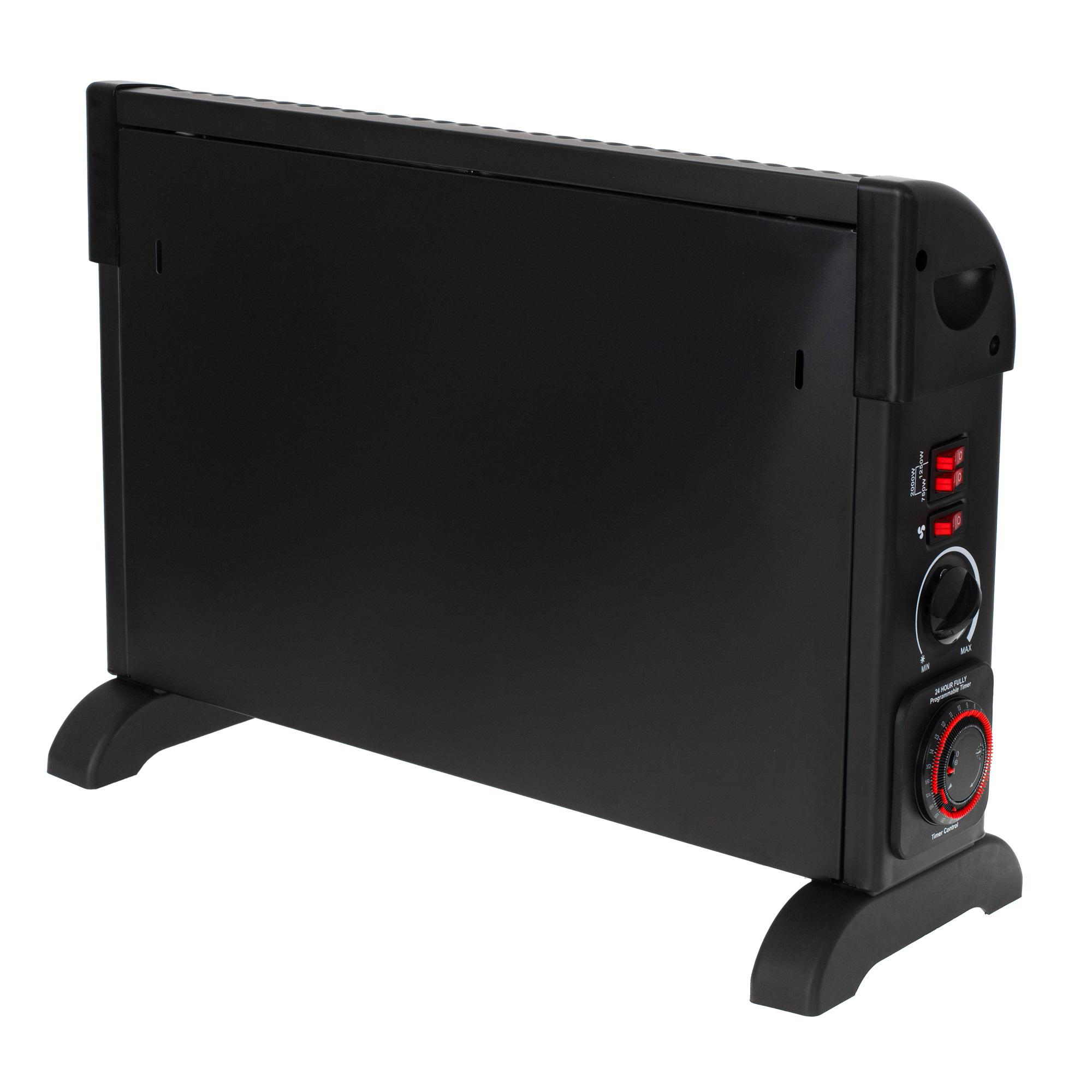 Конвектор электрический Mesko MS 7741 с таймером и турбо воздуходувкой Черный (6814) - фото 7