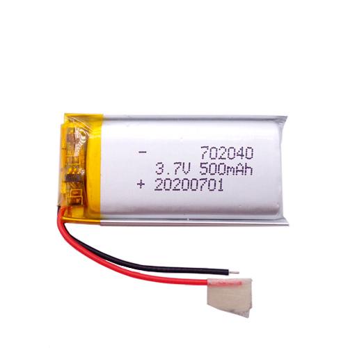 Аккумулятор 702040 Li-pol 3.7В 500 мАч для RC моделей MP3 MP4 DVR GPS