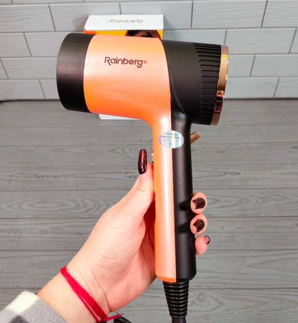 Фен Rainberg RB-2252 3 режима температуры 2 скорости (ML-04604) - фото 3 Фен Rainberg RB-2252 3 режима температуры 2 скорости (ML-04604) - фото 3